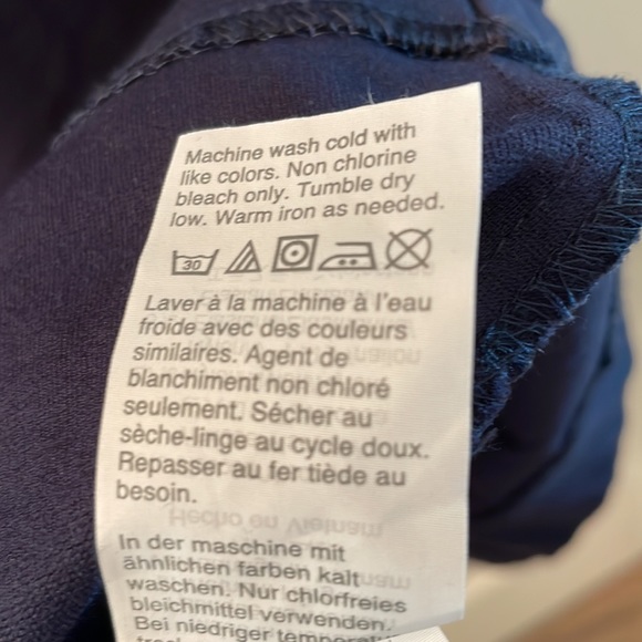 J Crew Factory navy sleeveless Ponte work dress - Picture 6 of 6